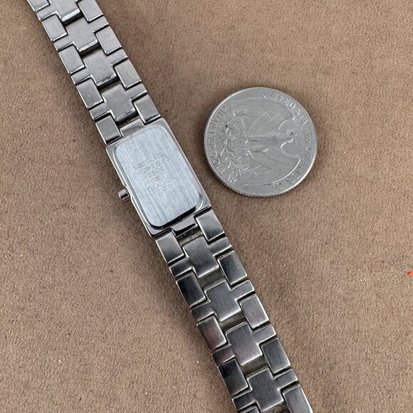 Vintage Anne Klein Diamond Watch 6.5 inch Bracelet Mineral Crystal main image 4